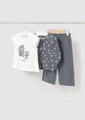 MAYORAL BABY KIZ PANTOLON TAKIM 3PCS