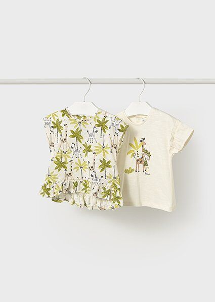 MAYORAL BABY KIZ 2' Lİ TSHIRT