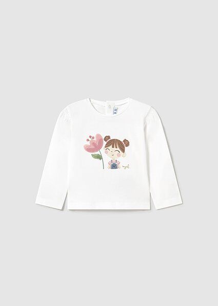 MAYORAL BABY KIZ UZUN KOL TSHIRT
