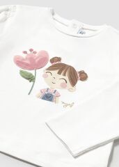 MAYORAL BABY KIZ UZUN KOL TSHIRT
