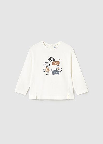 MAYORAL BABY KIZ UZUN KOL TSHIRT
