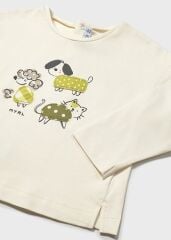 MAYORAL BABY KIZ UZUN KOL TSHIRT