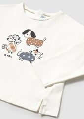 MAYORAL BABY KIZ UZUN KOL TSHIRT