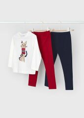 MAYORAL KIZ ÇOCUK TAYT SET 3PCS