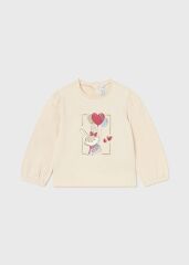MAYORAL KIZ BEBEK UZUN KOL TSHIRT