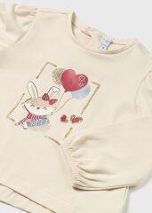 MAYORAL KIZ BEBEK UZUN KOL TSHIRT