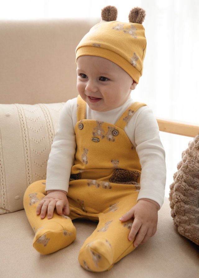 MAYORAL ERKEK BEBEK ŞAPKALI TULUM