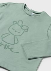 MAYORAL KIZ BEBEK UZUN KOL 2'Lİ TSHIRT