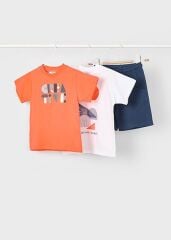 MAYORAL MİNİ ERKEK ŞORTLU TAKIM 3PCS