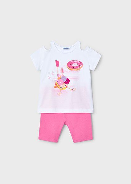 MAYORAL MİNİ KIZ KISA TAYT TAKIM 2PCS