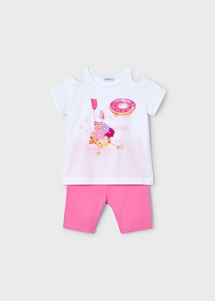 MAYORAL MİNİ KIZ KISA TAYT TAKIM 2PCS