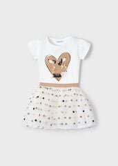 MAYORAL MİNİ KIZ ETEK TSHIRT TAKIM