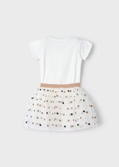 MAYORAL MİNİ KIZ ETEK TSHIRT TAKIM