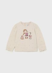 MAYORAL KIZ BEBEK UZUN KOL TSHIRT