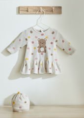 MAYORAL KIZ BEBEK ŞAPKALI  ELBİSE